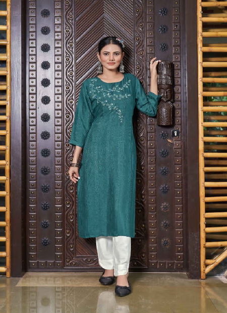 Kajree Veyron New Exclusive Fancy Wear Rayon Latest Kurtis Collection Catalog